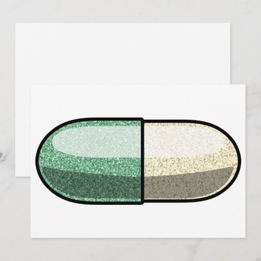 Glitter Fluoxetine Kaart (Voorkant / Achterkant)