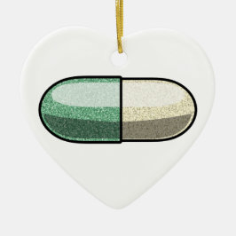 Glitter Fluoxetine Keramisch Ornament