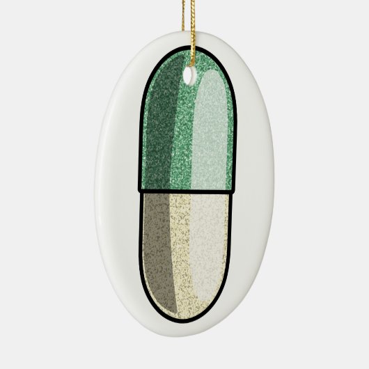 Glitter Fluoxetine Keramisch Ornament (Rechts)