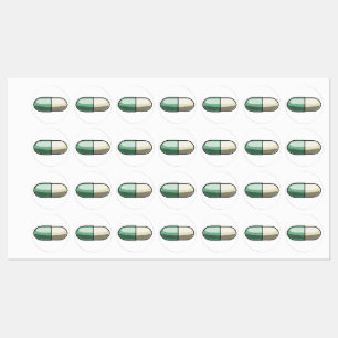 Glitter Fluoxetine Labels