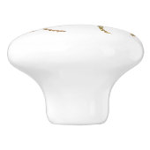 Glitter Flying Eenhoorn Magische Sparkle Fantasie Keramische Knop (Zijkant)