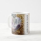 Glitter Foto Lijst Mok Wrap (Voorkant links)