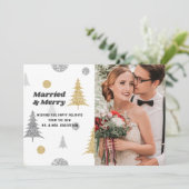 Glitter Foto van gehuwd en gezellig (Staand voorkant)