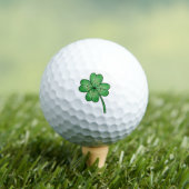Glitter Four Leaf Clover Golfballen (Insitu Shirt)