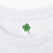 Glitter Four Leaf Clover Labels (Aangebracht)