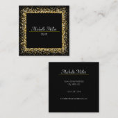 Glitter Frame - Vierkant Visitekaartje (Voorkant / Achterkant)