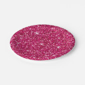 GLITTER | fuchsia Papieren Bordje (Gekanteld)