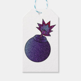 Glitter Galaxy Bomb Cadeaulabel