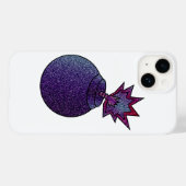 Glitter Galaxy Bomb Case-Mate iPhone Case (Achterkant (horizontaal))