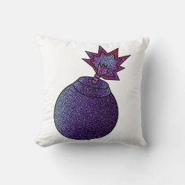 Glitter Galaxy Bomb Kussen