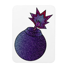 Glitter Galaxy Bomb Magneet