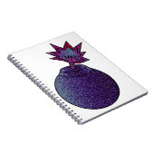 Glitter Galaxy Bomb Notitieboek (Rechterzijde)