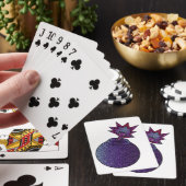 Glitter Galaxy Bomb Pokerkaarten (Insitu)