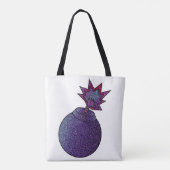 Glitter Galaxy Bomb Tote Bag (Achterkant)