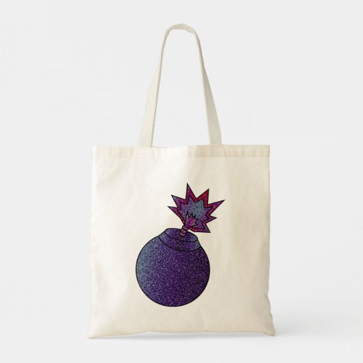 Glitter Galaxy Bomb Tote Bag (Achterkant)