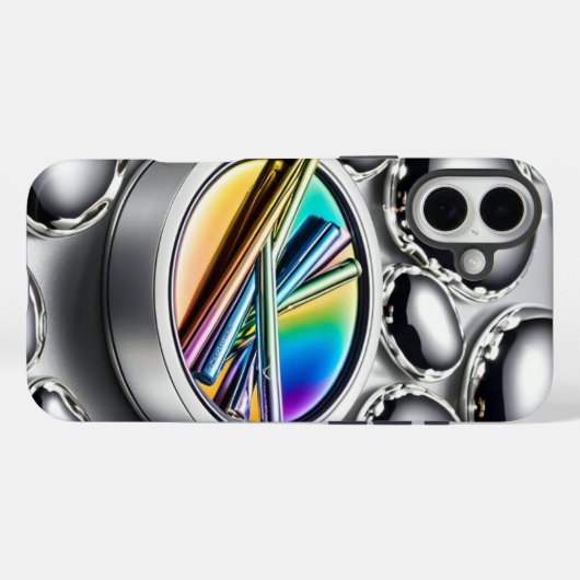 Glitter Galaxy: Sparkling Starry Hoesje (Achterkant (horizontaal))