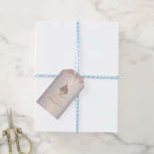 Glitter Garde Rose Goud Glitter Drips Bakkerij    Cadeaulabel (Met Touw)