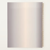 Glitter Garde Rose Goud Glitter Drips Bakkerij Planner (Achterkant)