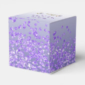 Glitter Gemini & Paarse Glitter Verjaardag Bedankdoosjes (Achterkant)