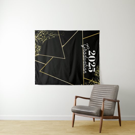 Glitter geometrisch Afstuderen achtergrond Wandkleed (In Situ (horizontaal))