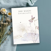 Glitter geperste bloemen oorbellen Stud Display Visitekaartje