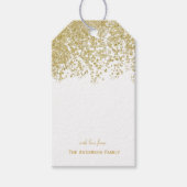 Glitter Gift-Labels voor speciaal gebruik Cadeaulabel (Voorkant)