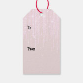 Glitter Gift Tag Cadeaulabel (Achterkant)
