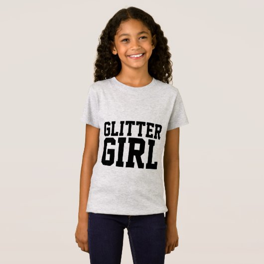 GLITTER GIRL T-SHIRTS (Voorkant volledig)
