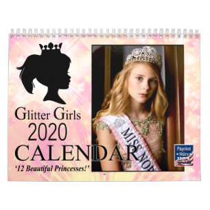 Glitter Girls 2020, Pageant Princess Kalender