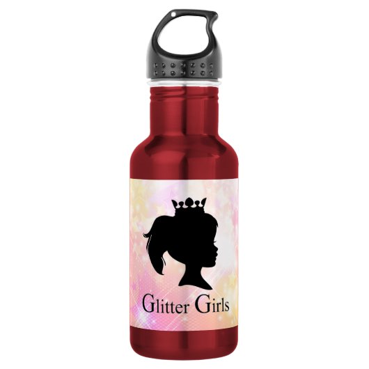 Glitter Girls Waterfles (Voorkant)
