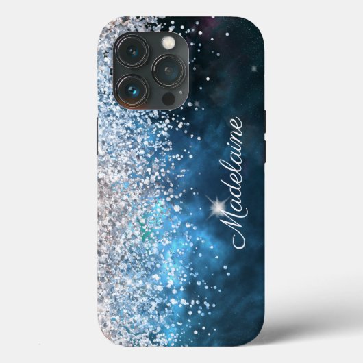 Glitter Girly Modern Sparkle Sweet 16 Case-Mate iPhone Case (Achterkant)