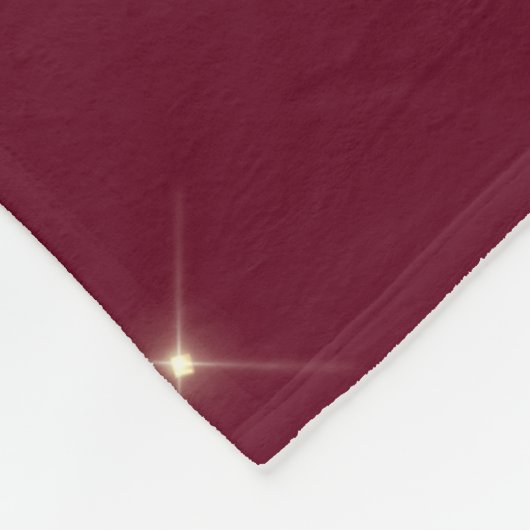 Glitter Girly Monogram Glam Fleece Deken (Hoek)