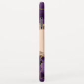 Glitter Girly Roos Gold Paars Stijlvol Case-Mate iPhone Case (Achterkant/rechts)