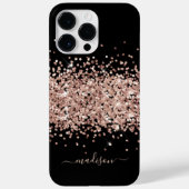 Glitter Girly Sparkle Sweet 16 Blush Pink Case-Mate iPhone Case (Achterkant)