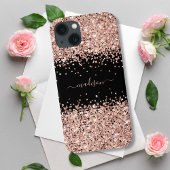 Glitter Girly Sparkle Sweet 16 Blush Pink Case-Mate iPhone Case