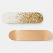 Glitter Glam 2 voor mousserend goud Persoonlijk Skateboard (Horizontaal)