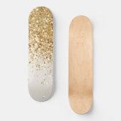 Glitter Glam 2 voor mousserend goud Persoonlijk Skateboard (Voorkant)