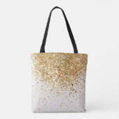 Glitter Glam 2 voor mousserend goud Tote Bag (Achterkant)