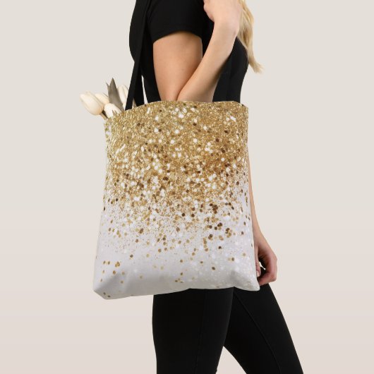 Glitter Glam 2 voor mousserend goud Tote Bag (Dichtbij)
