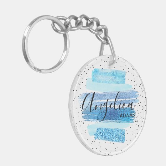 Glitter Glam Sleutelhanger (Voorkant Links)