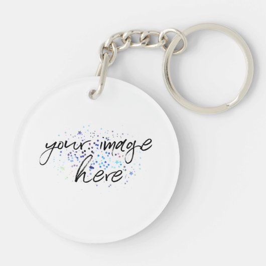 Glitter Glam Sleutelhanger (Achterkant)