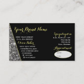 Glitter Glam Stars Appointment Field Visitekaartje (Achterkant)