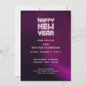 Glitter Glam - Uitnodiging voor Eve-feest (Achterkant)