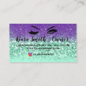 Glitter Glam Visitekaartjes (Achterkant)