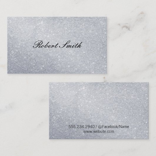 Glitter Glamor Visitekaartje (Voorkant / Achterkant)