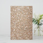 Glitter Glamour Party Festive Light Sparkles Briefpapier (Staand voorkant)