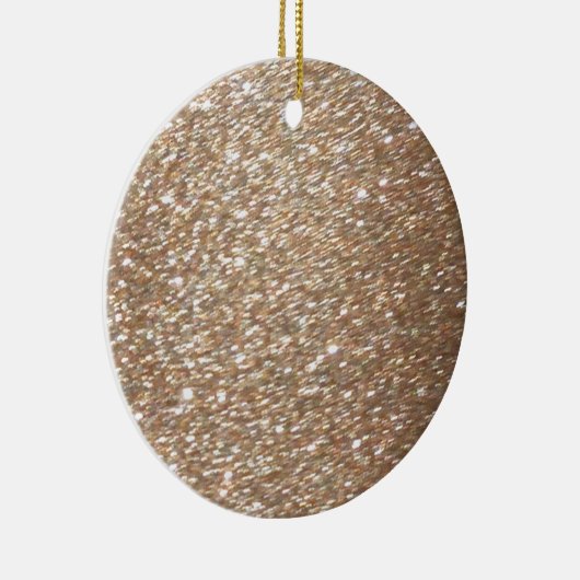 Glitter Glamour Party Festive Light Sparkles Keramisch Ornament (Rechts)