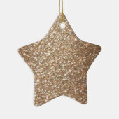 Glitter Glamour Party Festive Light Sparkles Keramisch Ornament (Rechts)