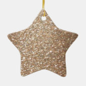 Glitter Glamour Party Festive Light Sparkles Keramisch Ornament (Achterkant)