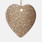 Glitter Glamour Party Festive Light Sparkles Keramisch Ornament (Rechts)